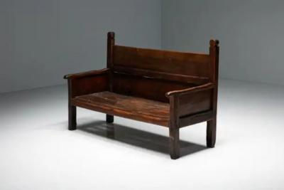 Art Populaire Bench France 19th Century