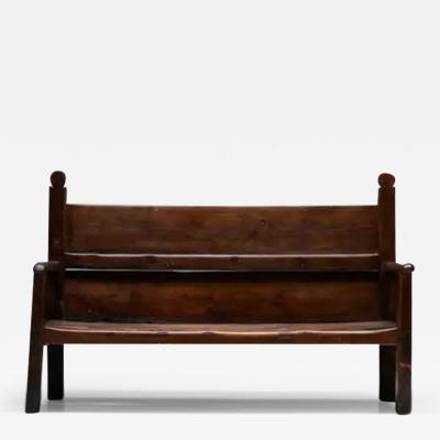 Art Populaire Bench France 19th Century
