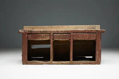Art Populaire Workbench or Counter France 19th Century