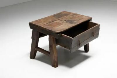 Art Populaire Writing Table France 19th Century