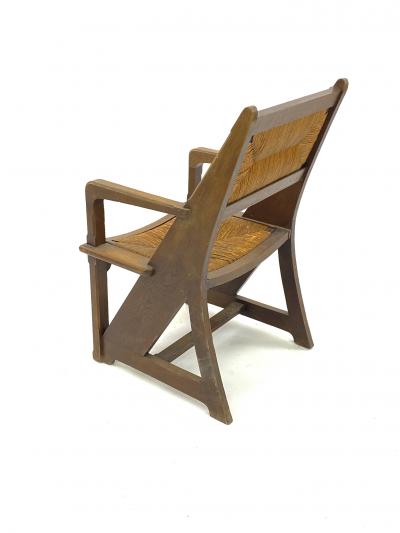 Art and Craft rarest pair of brutalist pre modernist arm chairs