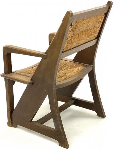 Art and Craft rarest pair of brutalist pre modernist arm chairs