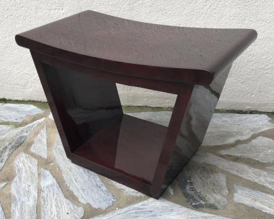 Art deco italian modernist pair of stools