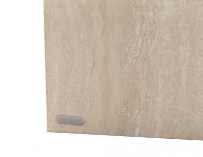 Artedi Vintage Mid Century Modern Italian Travertine Cocktail Table