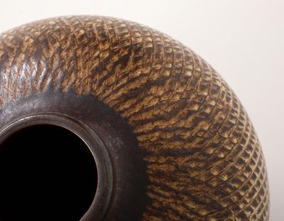 Arthur Andersson Large Arthur Andersson Stoneware Floor Vase by Wall kra Sweden 1950 signed