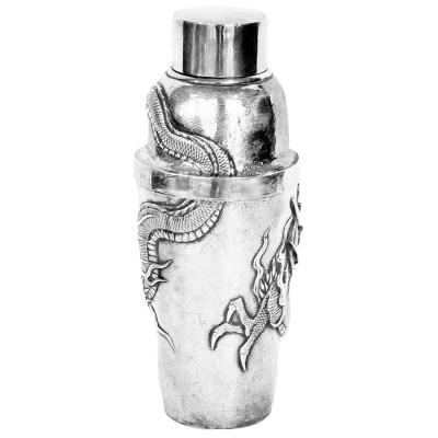 Arthur Bond Sterling Dragon Cocktail Shaker by Arthur Bond Yokohama