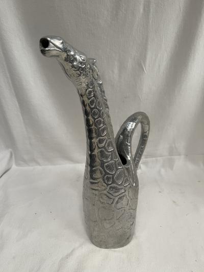 Arthur Court 1970s pewter Girafe decanter by Arthur Court