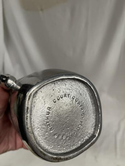 Arthur Court 1970s pewter Girafe decanter by Arthur Court