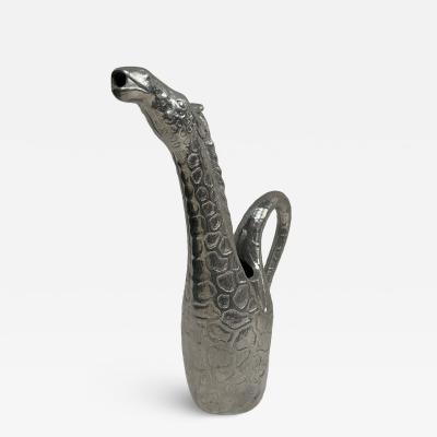 Arthur Court 1970s pewter Girafe decanter by Arthur Court