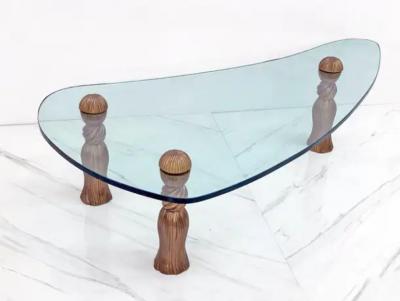 Arthur Court Arthur Court Biomorphic Glass Tassel Coffee Table