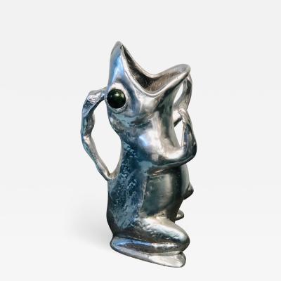 Arthur Court Arthur Court Frog Pitcher in Cast Aluminum