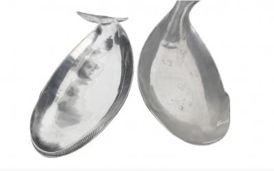 Arthur Court Arthur Court Pewter Whale shaped Covered Tureen Ice Bucket on Stand