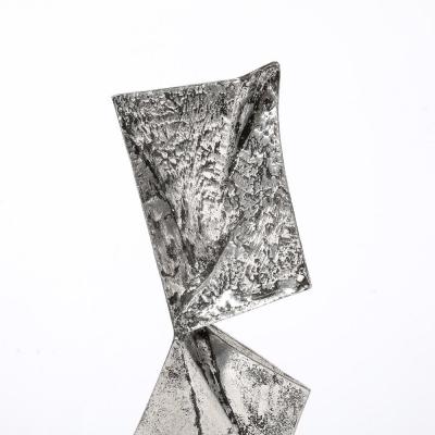 Arthur Court Mid Century Modernist Cast Welded Aluminum Abstract Sculpture by Arthur Court