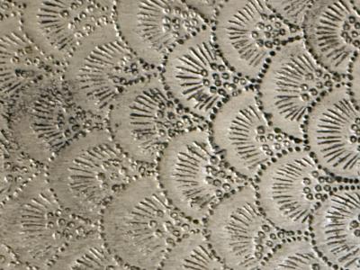 Arthur Court PAIR OF ARTHUR COURT ALUMINUM FISH TRAYS WITH GREEN ADVENTURINE CABOCHON EYE