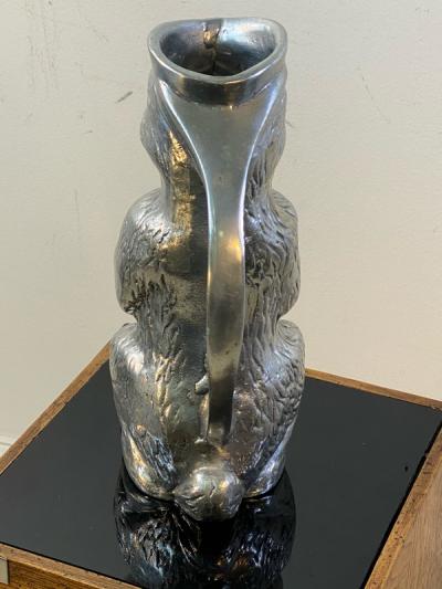 Arthur Court RABBIT PITCHER WITH CARNELIAN EYES BY ARTHUR COURT