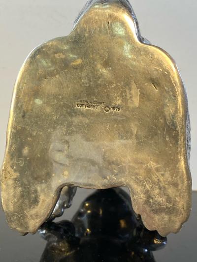 Arthur Court RABBIT PITCHER WITH CARNELIAN EYES BY ARTHUR COURT