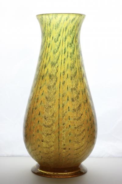 Arthur Douglas Nash Gold Chintz Art Glass Vase by Arthur Douglas Nash United States 1928