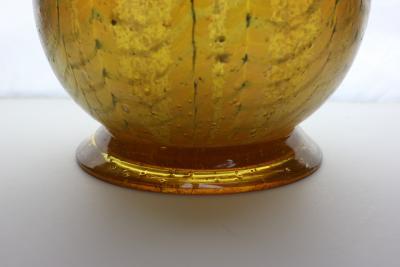 Arthur Douglas Nash Gold Chintz Art Glass Vase by Arthur Douglas Nash United States 1928