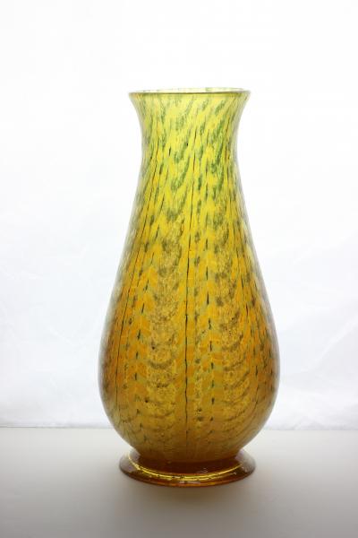 Arthur Douglas Nash Gold Chintz Art Glass Vase by Arthur Douglas Nash United States 1928