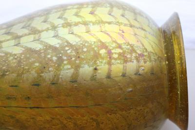 Arthur Douglas Nash Gold Chintz Art Glass Vase by Arthur Douglas Nash United States 1928