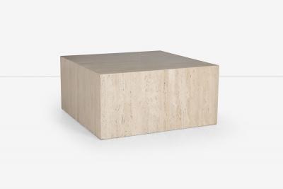 Arthur Elrod Arthur Elrod Travertine Block Cocktail Table