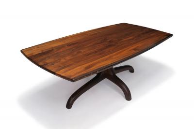Arthur Espenet Carpenter 1967 Arthur Espenet Carpenter Black Walnut Dining Table