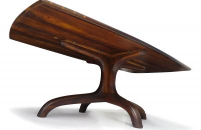 Arthur Espenet Carpenter 1967 Arthur Espenet Carpenter Black Walnut Dining Table