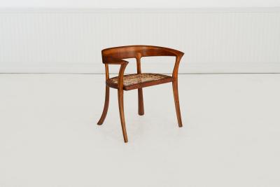 Arthur Espenet Carpenter Arthur Carpenter Espenet Curved Back Arm Chair 1980c 