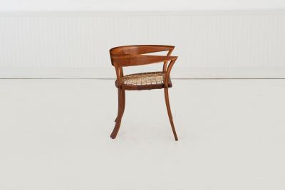 Arthur Espenet Carpenter Arthur Carpenter Espenet Curved Back Arm Chair 1980c 