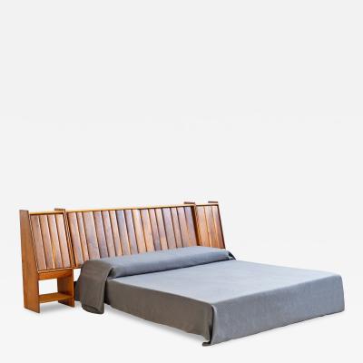 Arthur Espenet Carpenter Arthur Carpenter Espenet King Sized Oiled Walnut Headboard 1972