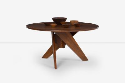 Arthur Espenet Carpenter Arthur Carpenter Espent Walnut Dining Table