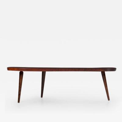 Arthur Espenet Carpenter Arthur Espenet Carpenter Teardrop Table in Solid Walnut