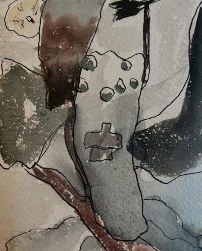 Arthur G Dove Study for Cross and Weather Vane 1935