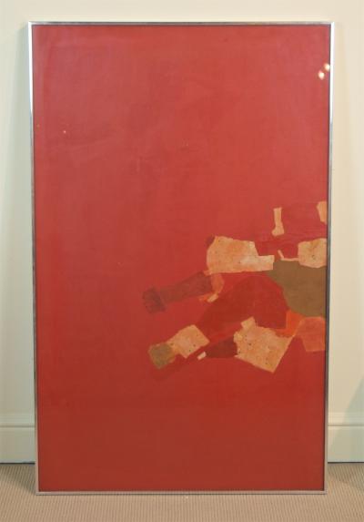 Arthur Gorham Branksome Towers Hotel lll Mixed Media Collage on Canvas