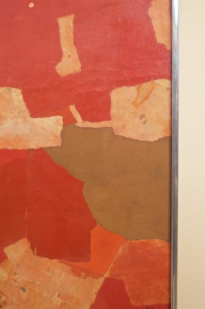 Arthur Gorham Branksome Towers Hotel lll Mixed Media Collage on Canvas