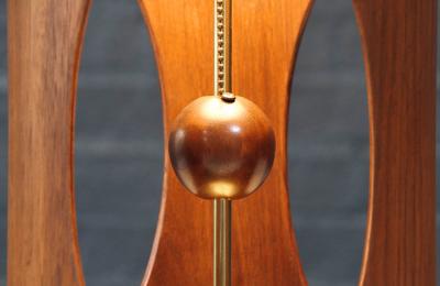 Arthur Jacobs Arthur Jacobs Korina Wood Cylinder Table Lamp for Modeline of California