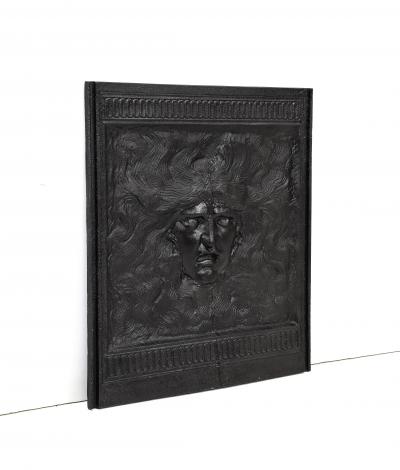 Arthur Osborne Cast iron fireback by Arthur Osborne