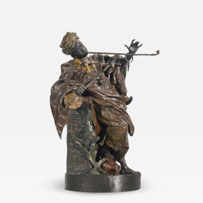 Arthur Strasser A Fine Quality Austrian Patinated and Gilt Bronze Sculpture