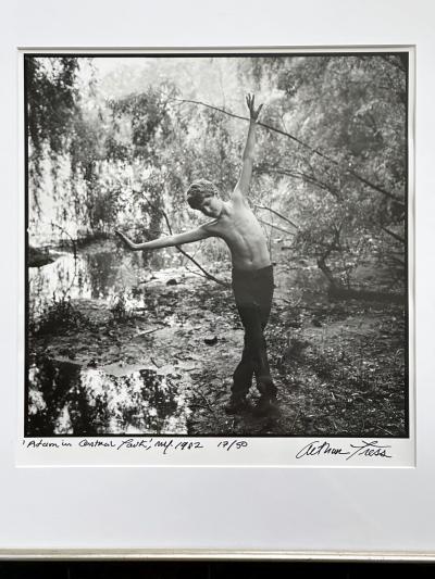 Arthur Tress Framed Editioned Vintage Photograph Adam in Central Park New York Arthur Tress