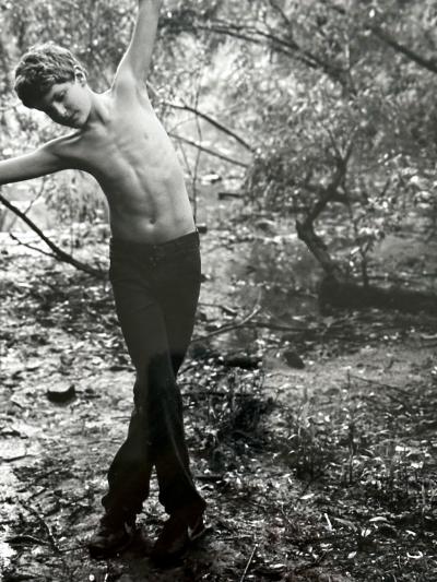 Arthur Tress Framed Editioned Vintage Photograph Adam in Central Park New York Arthur Tress