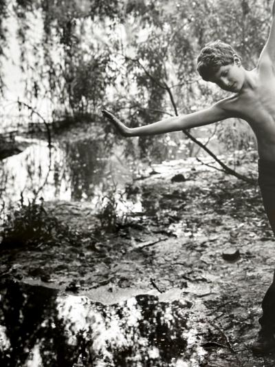 Arthur Tress Framed Editioned Vintage Photograph Adam in Central Park New York Arthur Tress