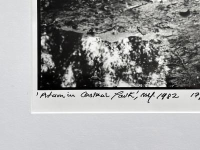 Arthur Tress Framed Editioned Vintage Photograph Adam in Central Park New York Arthur Tress