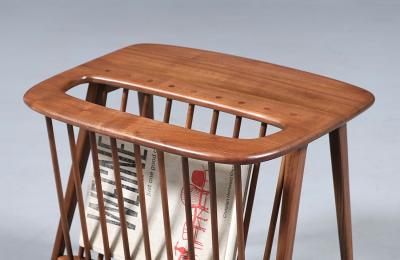Arthur Umanoff Arthur Umanoff Mid Century Spindle Side Table With Magazine Shelf