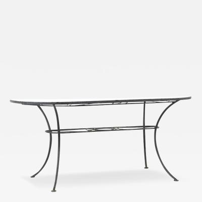 Arthur Umanoff Arthur Umanoff for Shaver Howard Mid Century Glass Top Dining Table