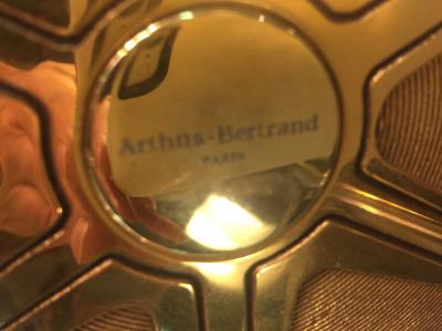 Arthus Bertrand EXCEPTIONAL GILDED BRONZE LION AND FILM REEL BOOKENDS