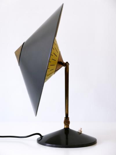 Articulated Large Mid Century Modern Table Lamp or Wall Sconce Witch Hut 1950s