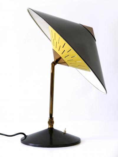 Articulated Large Mid Century Modern Table Lamp or Wall Sconce Witch Hut 1950s