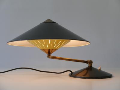 Articulated Large Mid Century Modern Table Lamp or Wall Sconce Witch Hut 1950s