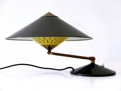 Articulated Large Mid Century Modern Table Lamp or Wall Sconce Witch Hut 1950s