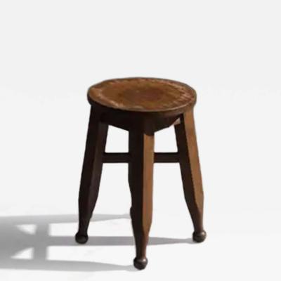Artisan Arts Crafts Stool France Early 20th Century